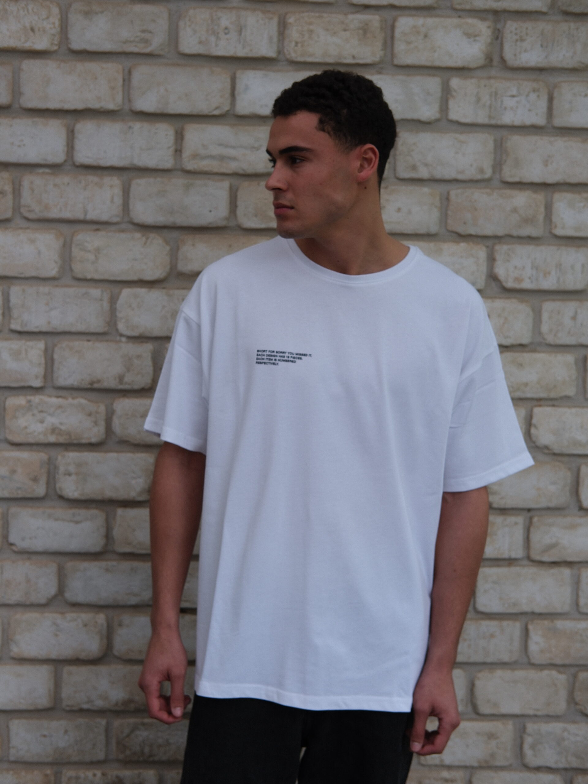 white n orange shirt