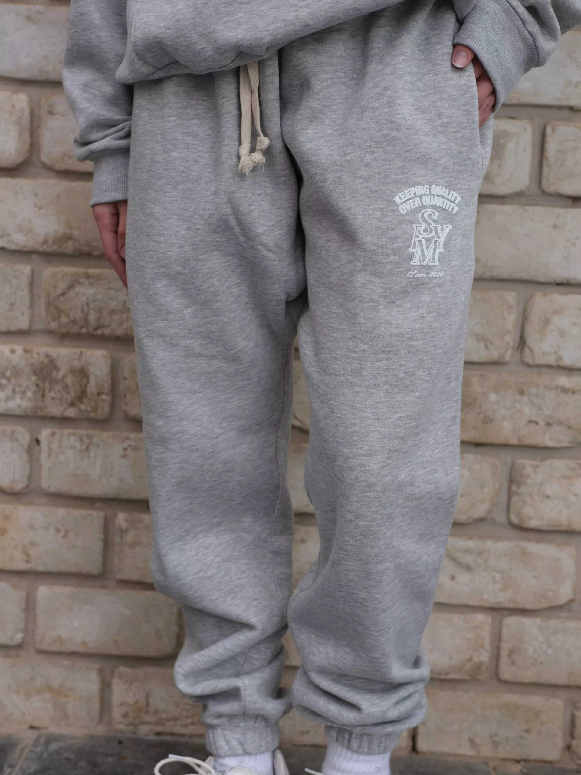 YOU SNOOZE YOU LOSE-GREY PANTS