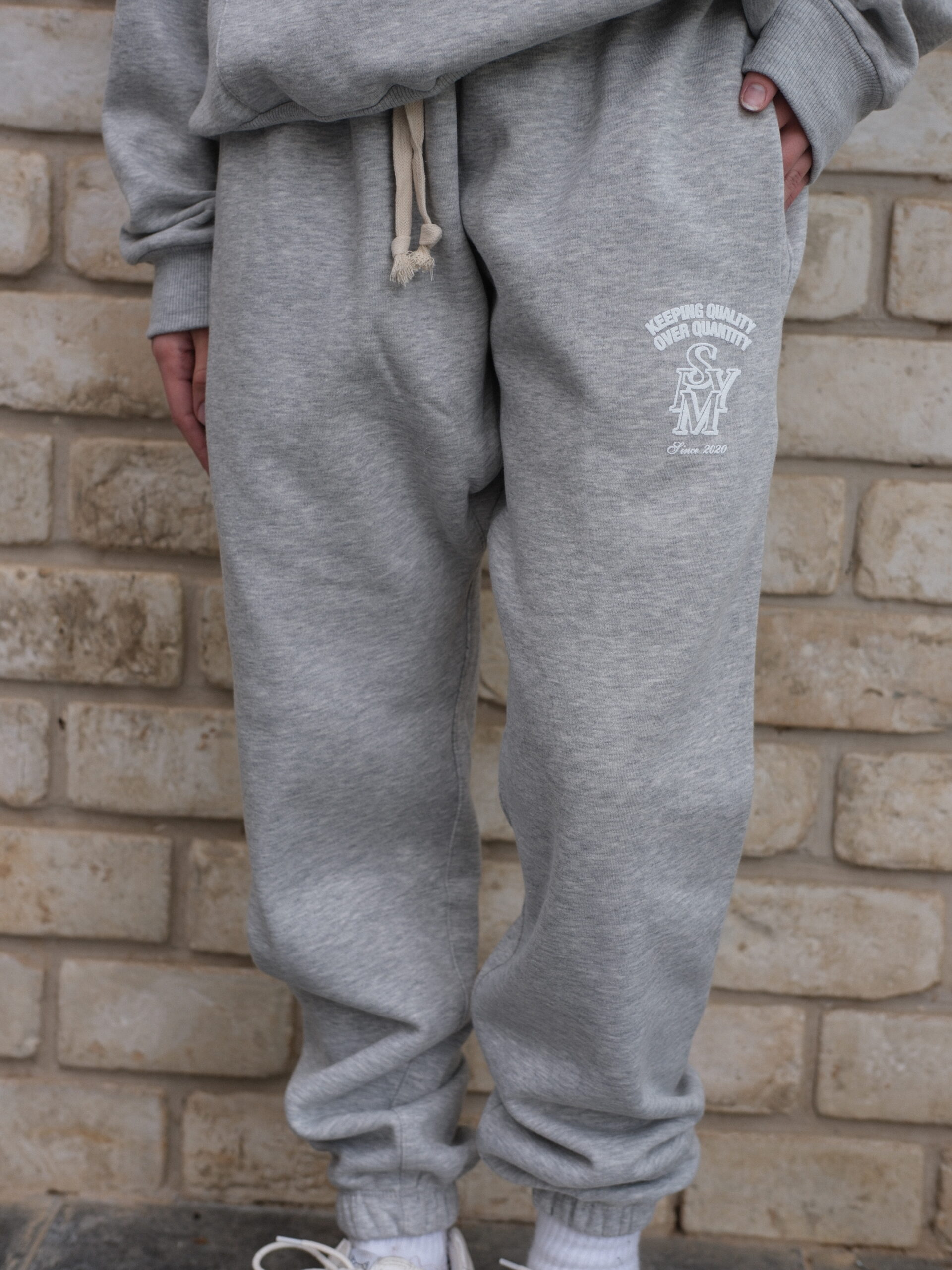 YOU SNOOZE YOU LOSE-GREY PANTS